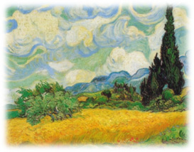 Van-Gogh-Cyrpesses